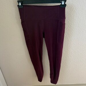 VSX Maroon Active Leggings
